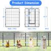 Heavy Duty Dog Pens Outdoor Dog Fence Dog Playpen for Large Dogs