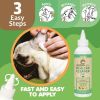 Dog Ear Cleaner Solution with Peppermint Helps to Remove Wax Debris Odor Natural Puppy and Dog Ear Wash or Otic Cat Ear Cleaner Drops No More Dog Head