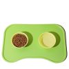 Dog Food Mat For Floors Waterproof,Thicker Cat Food Mat Non-Slip,Dog Bowl Mats For Food And Water,Pet Feeding Mat Silicone